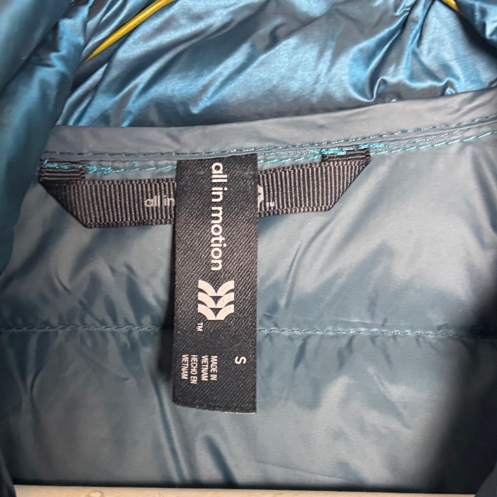 Teal Puffer Jacket - Picture 2 of 5